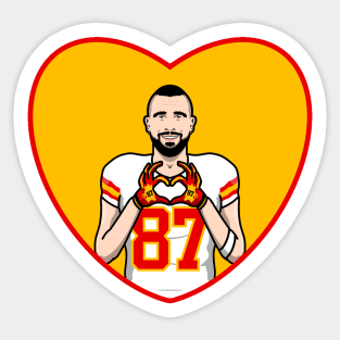 Love sign kelce Sticker